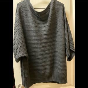 Avenue Black cold shoulder sweater
